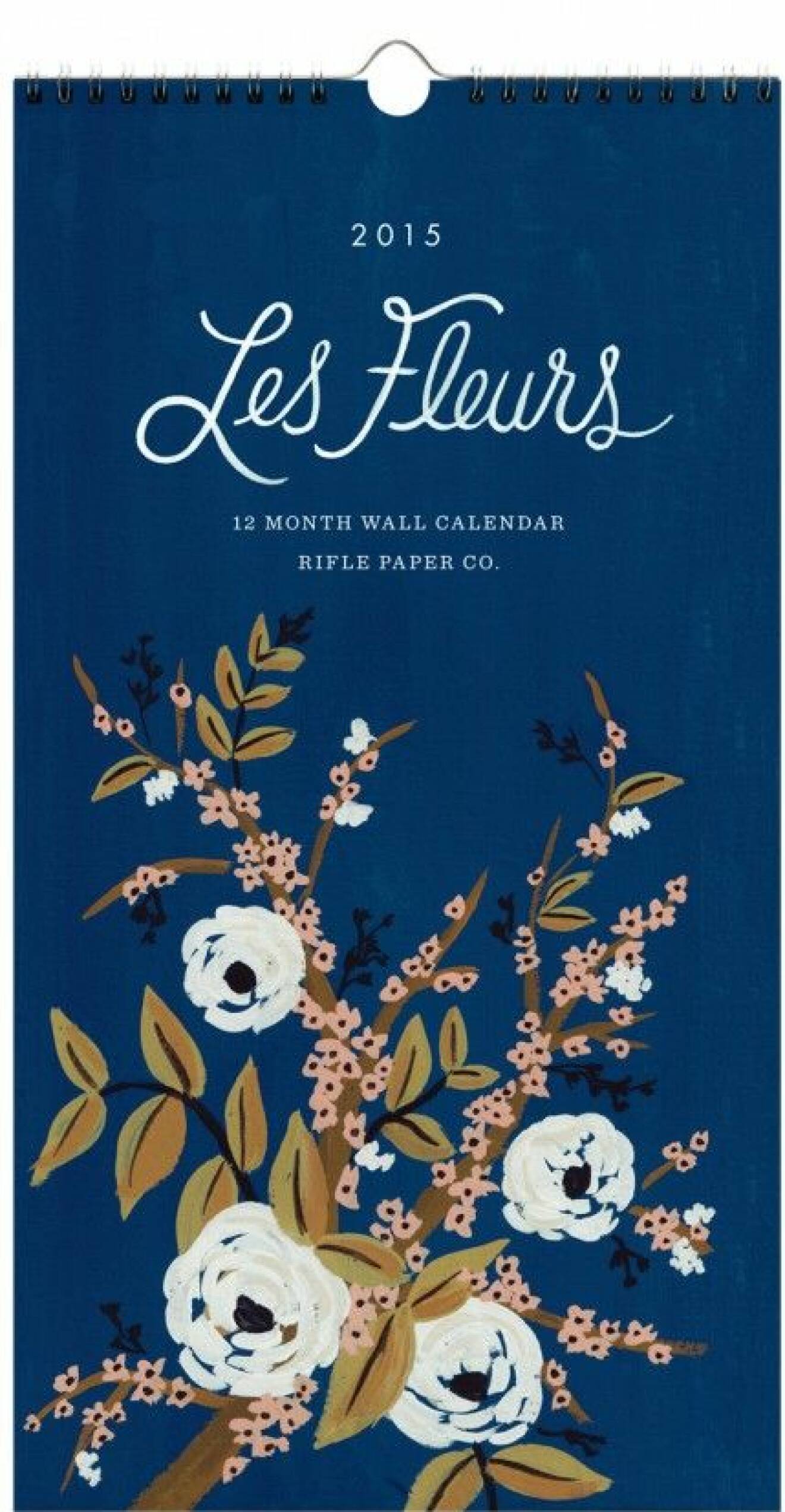 les-fleurs-kalender rifle paper co handmålade blommor kalender