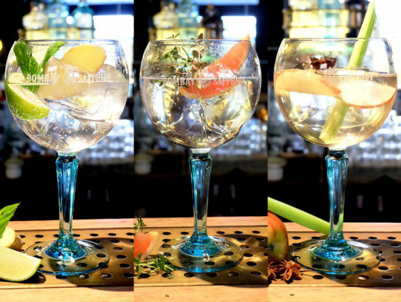 Gin & Tonic Oriental Express, Spring Thyme och The Harvest.