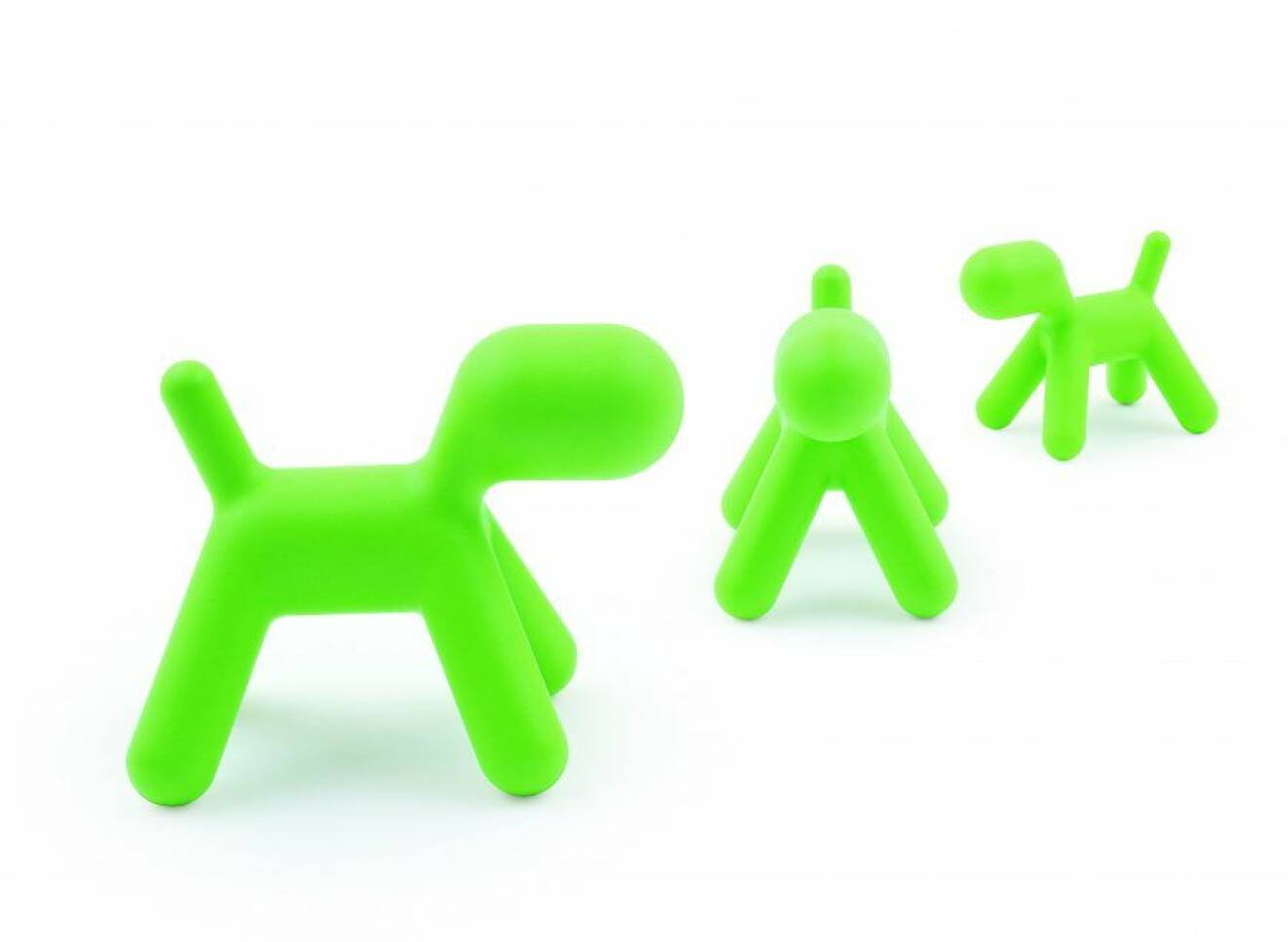 Plasthunden Puppy designad för Magis år 2005. 