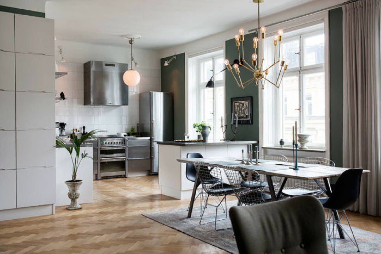 kitchen_kok_industrial_Style_green_wall_Foto_Johan_Sellen