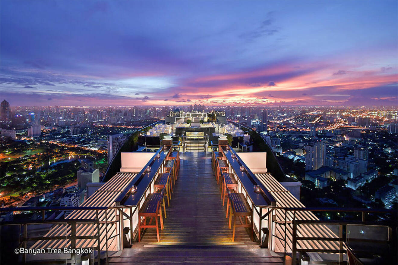 Takbar Vertigo Rooftop Bar – Banyan Tree Hotel i Bangkok