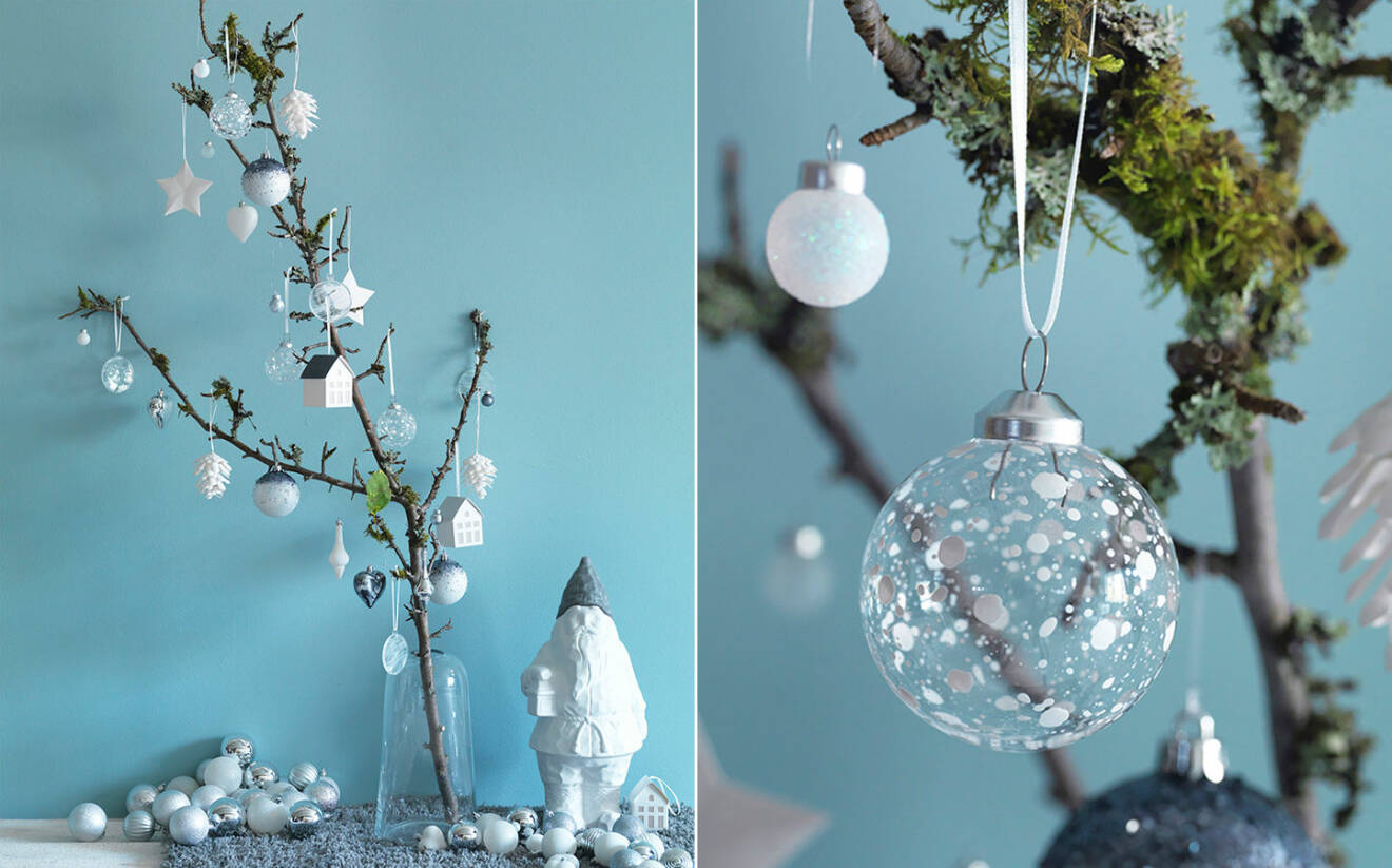 Julgranskulor och julgranspynt från Ikea