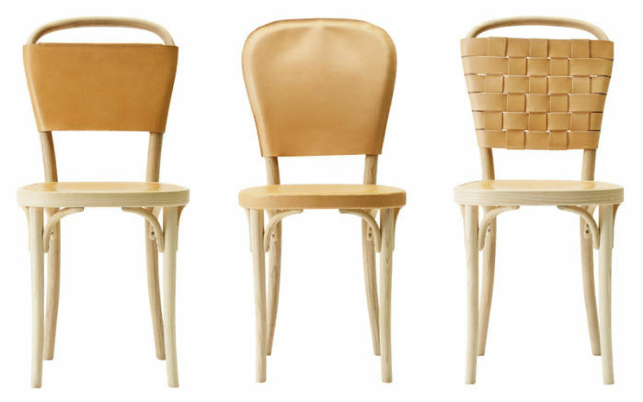 Skandinavisk elegans och naturnära material stolar. 