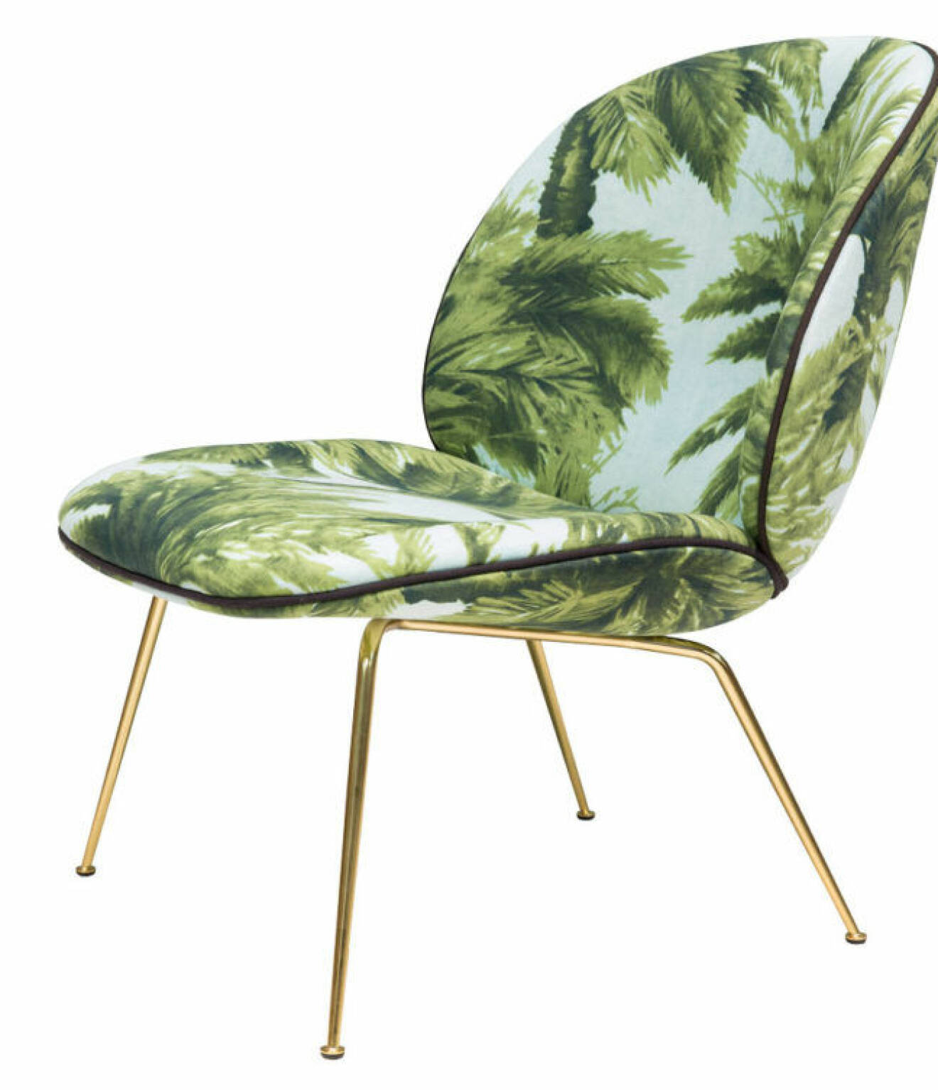 Gubis klassiker Lounge Chair, här i Pierre Freys palmtyg Mauritius