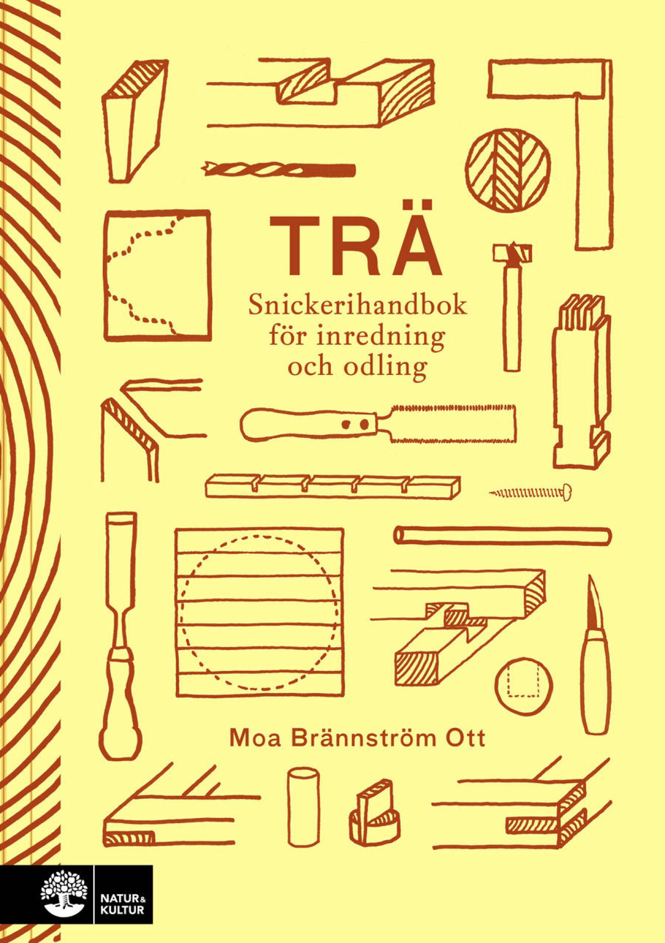 Boken Trä – snickerihandbok för inredning och odling av Moa Brännström Ott