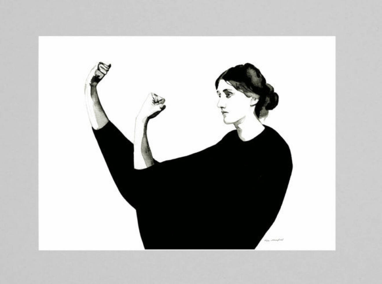 Virginia Woolf kvinna