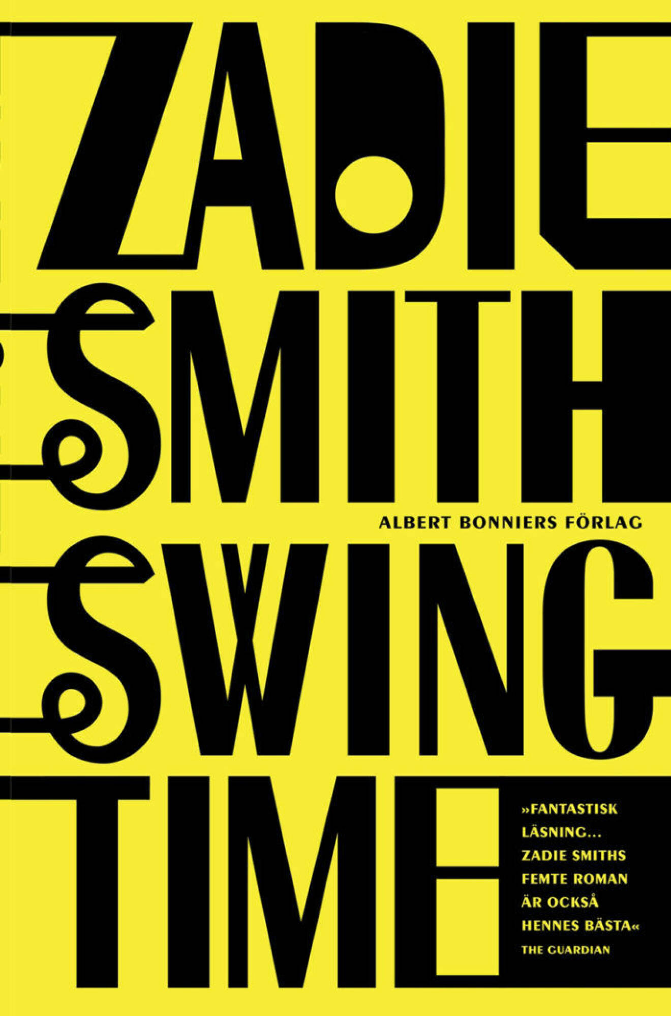 Omslag på Zadie Smiths roman Swingtime