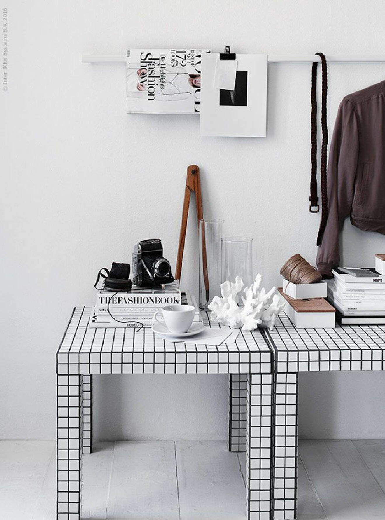 Ett billigt Ikeahack – DIY-soffbord med mosaik