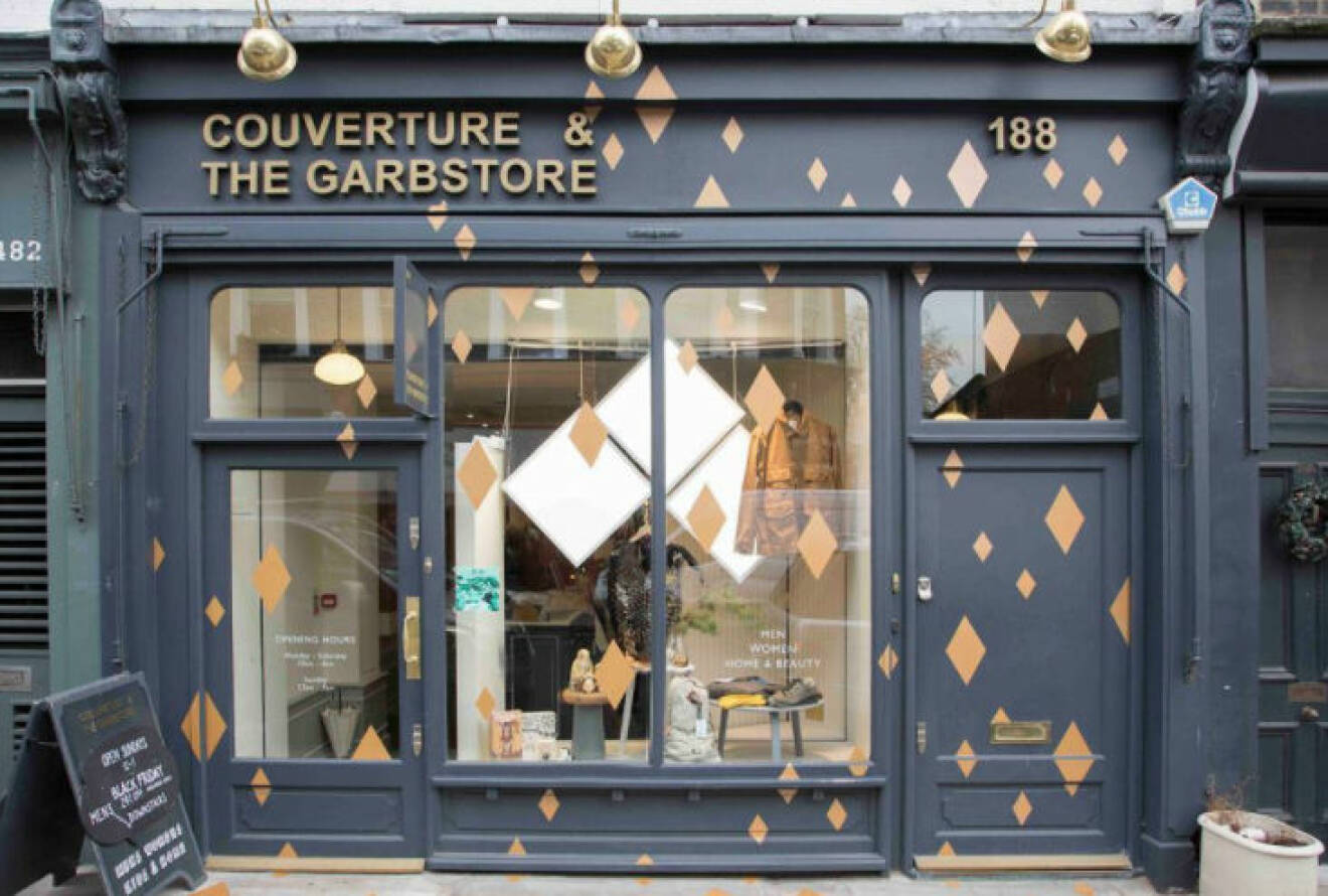 Exteriörbild från inredningsbutiken Couverture & The Garbstore