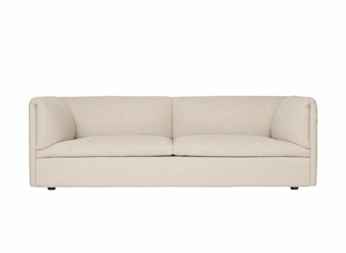 Naturfärgad soffa i snygg design