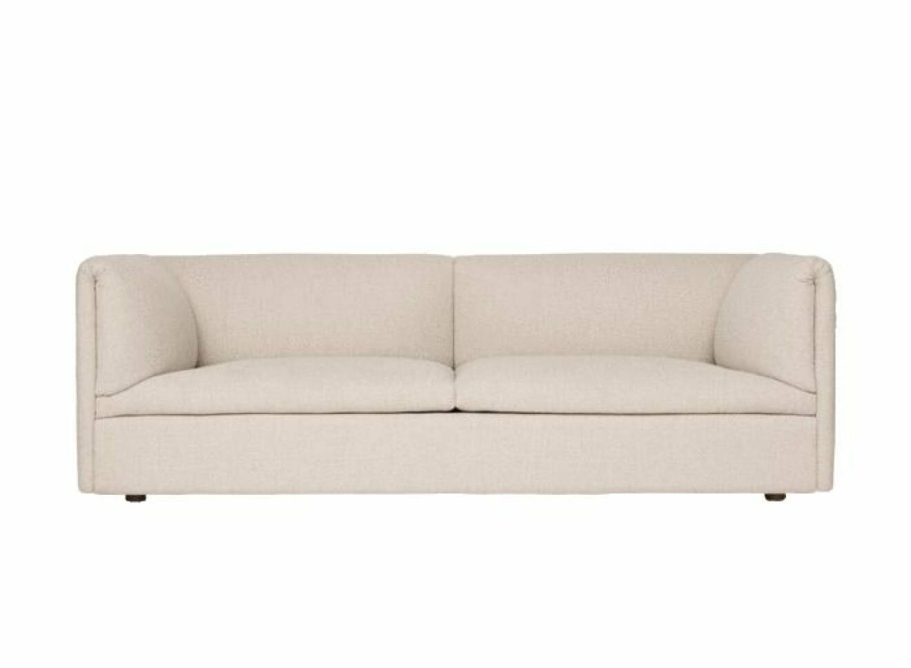 Naturfärgad soffa i snygg design
