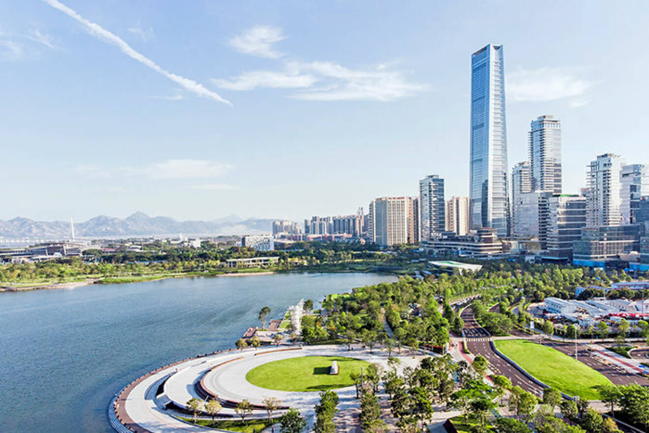 Shenzhen i Kina är en trendig stad bland resenärer 2019