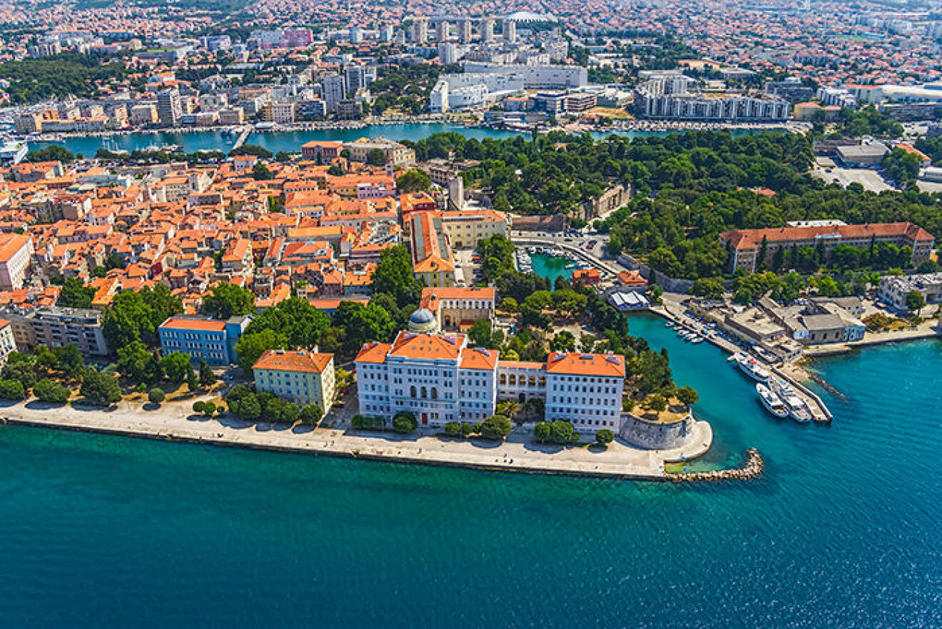 Zadar i Kroatien är en trendig stad 2019