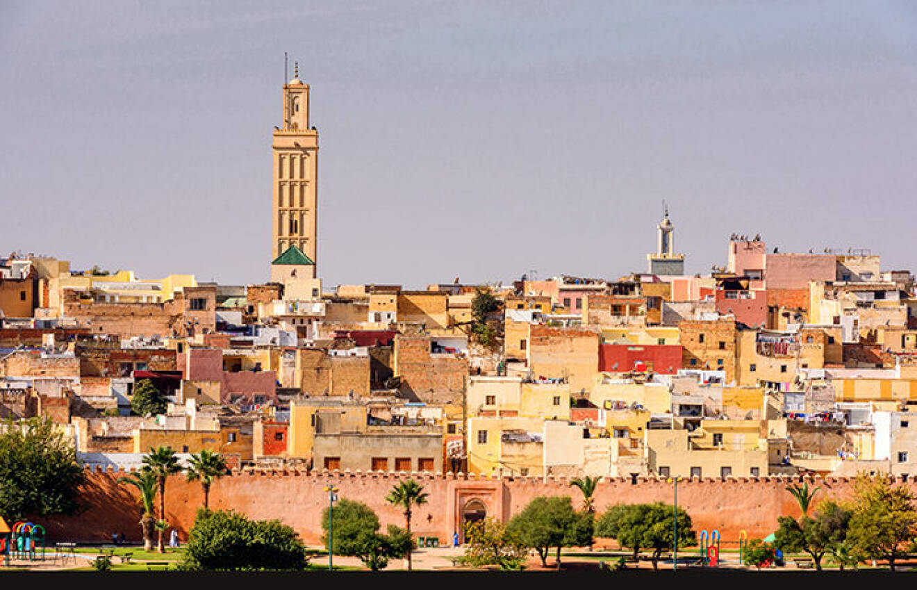 Meknes i Marocko är på listan över trendiga städer 2019