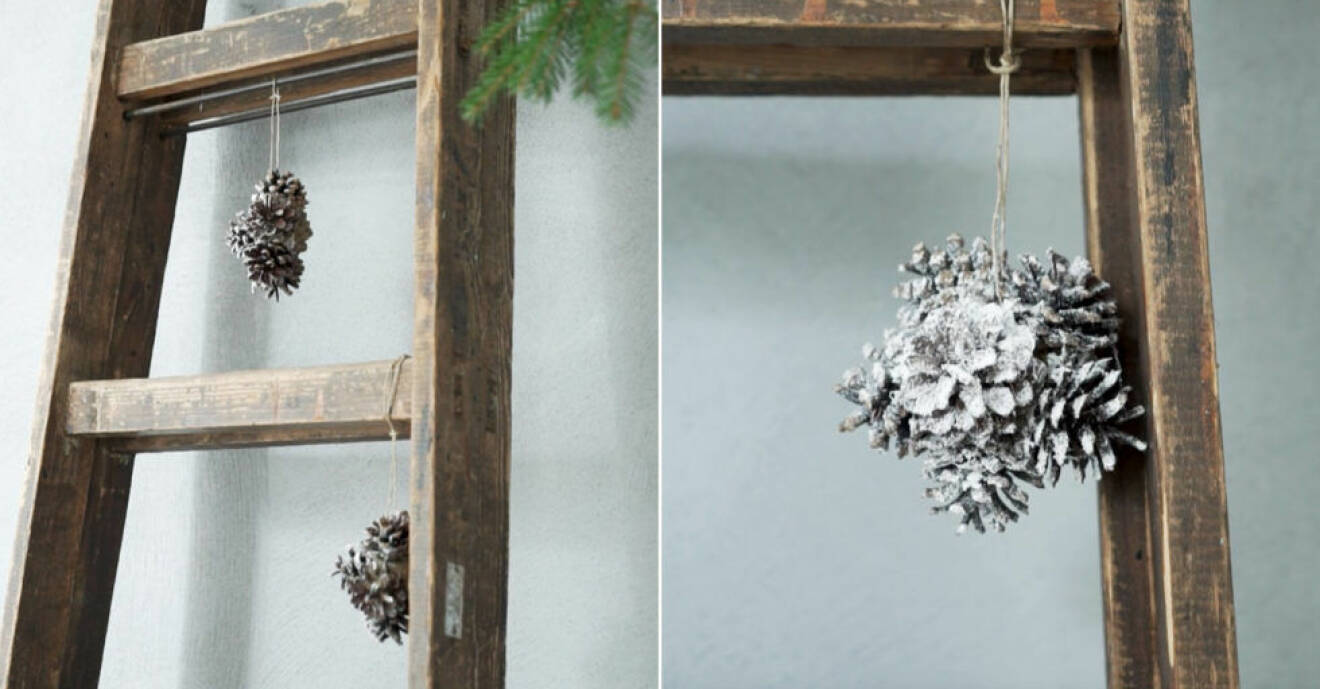 DIY: Naturnära juldekoration med kottar
