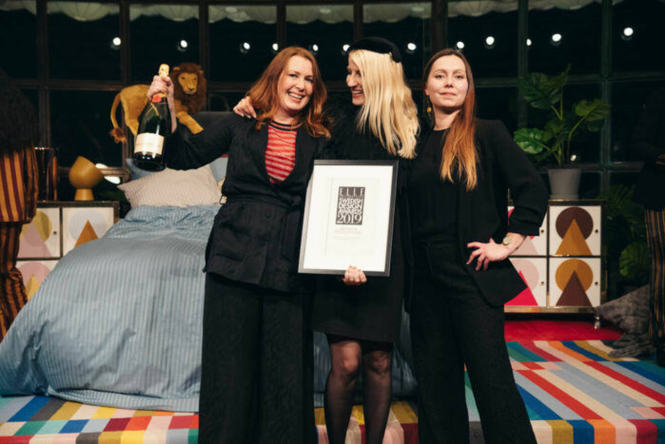 Glada vinnare på på ELLE Decoration Swedish Design Awards 2019 
