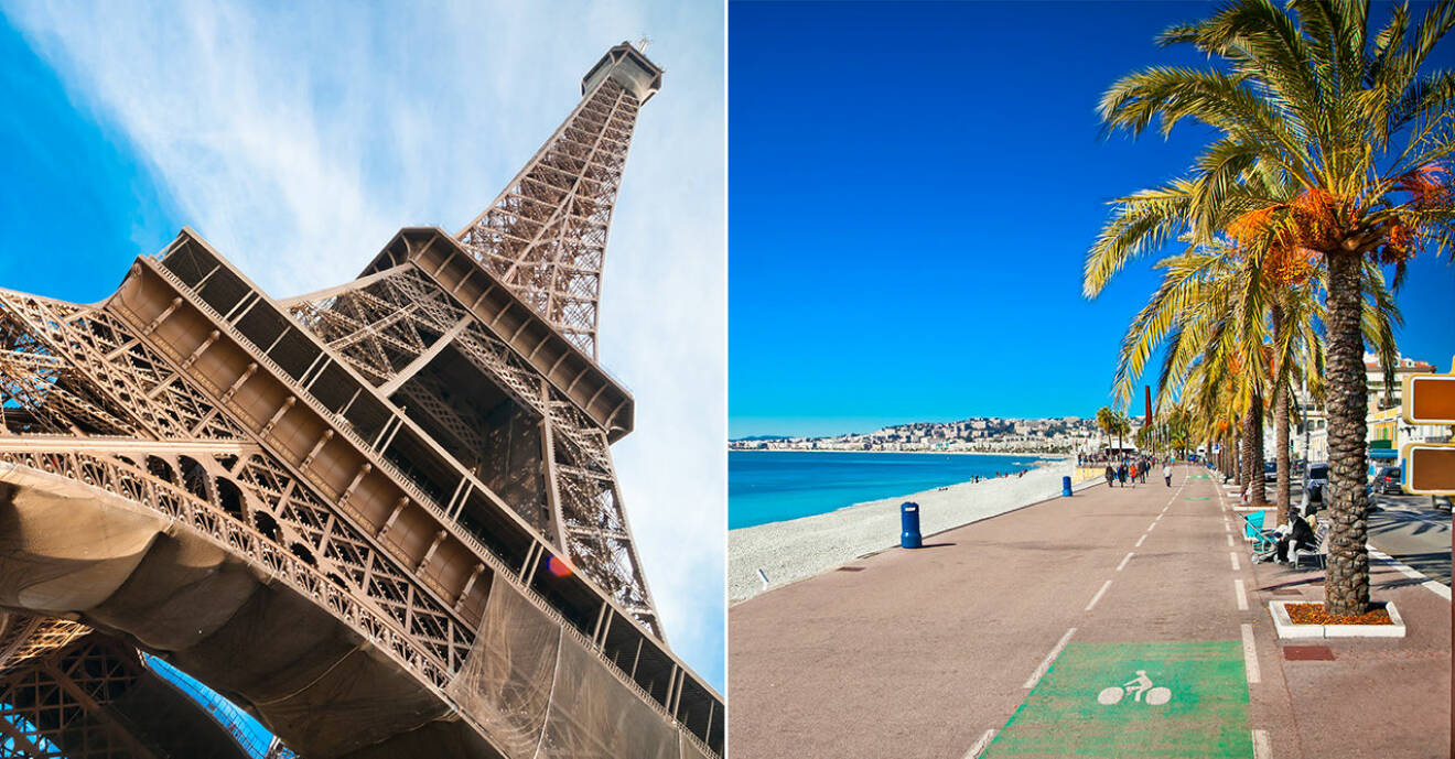 London och Paris, populära platser i Europa
