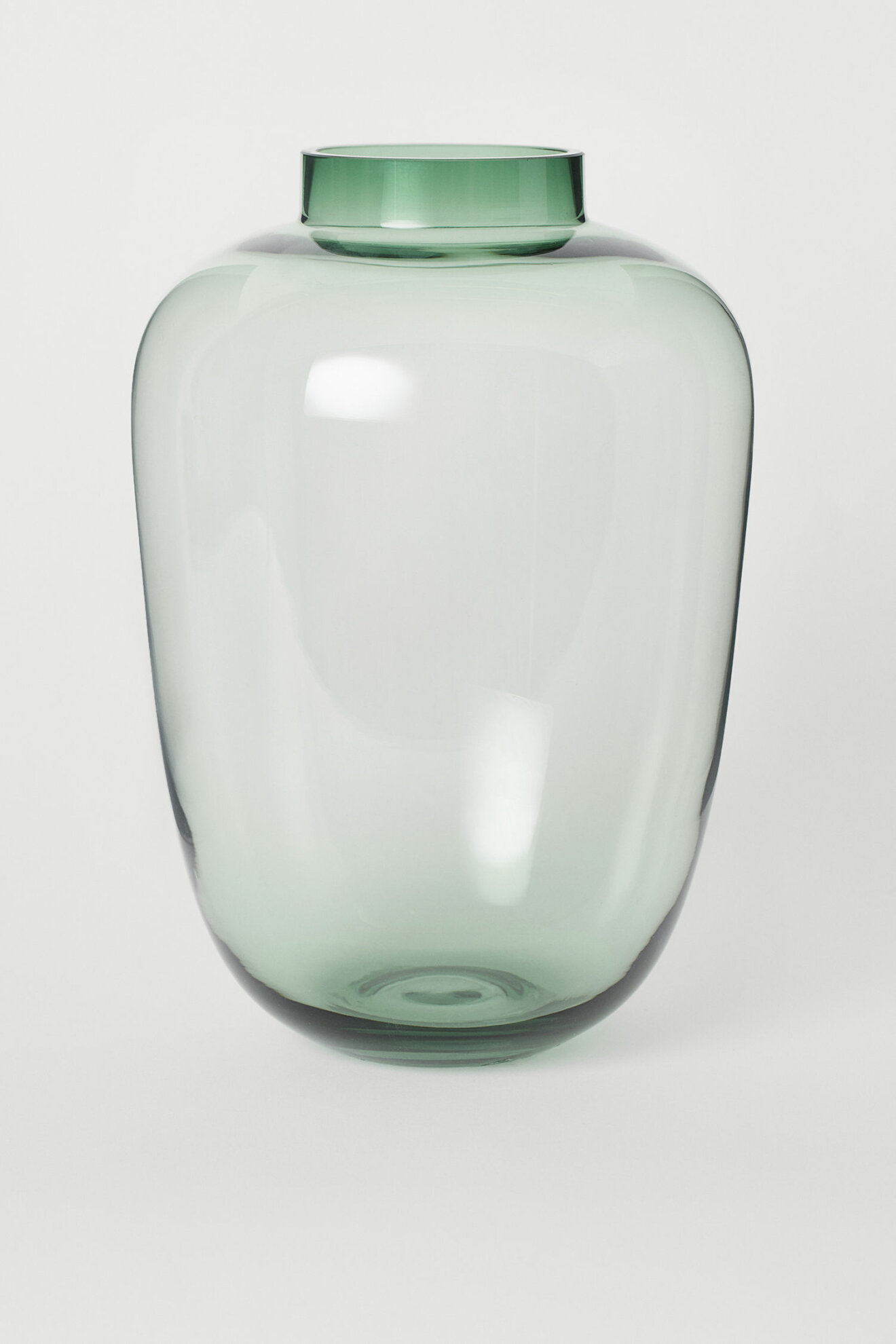 Grön glasvas från H&M home