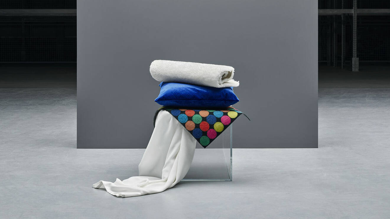 Ikeas textilier av återvunnen polyester