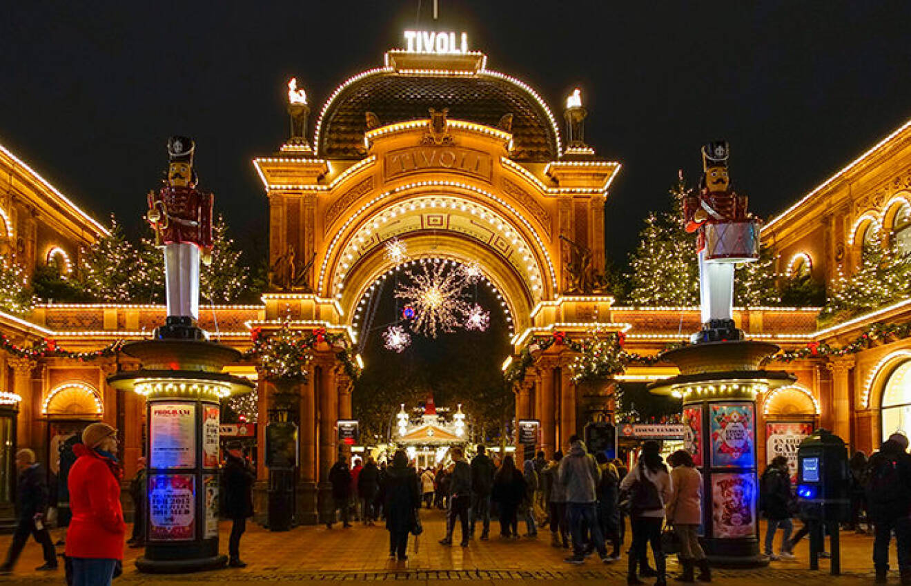 jul på Tivoli, Köpenhamn