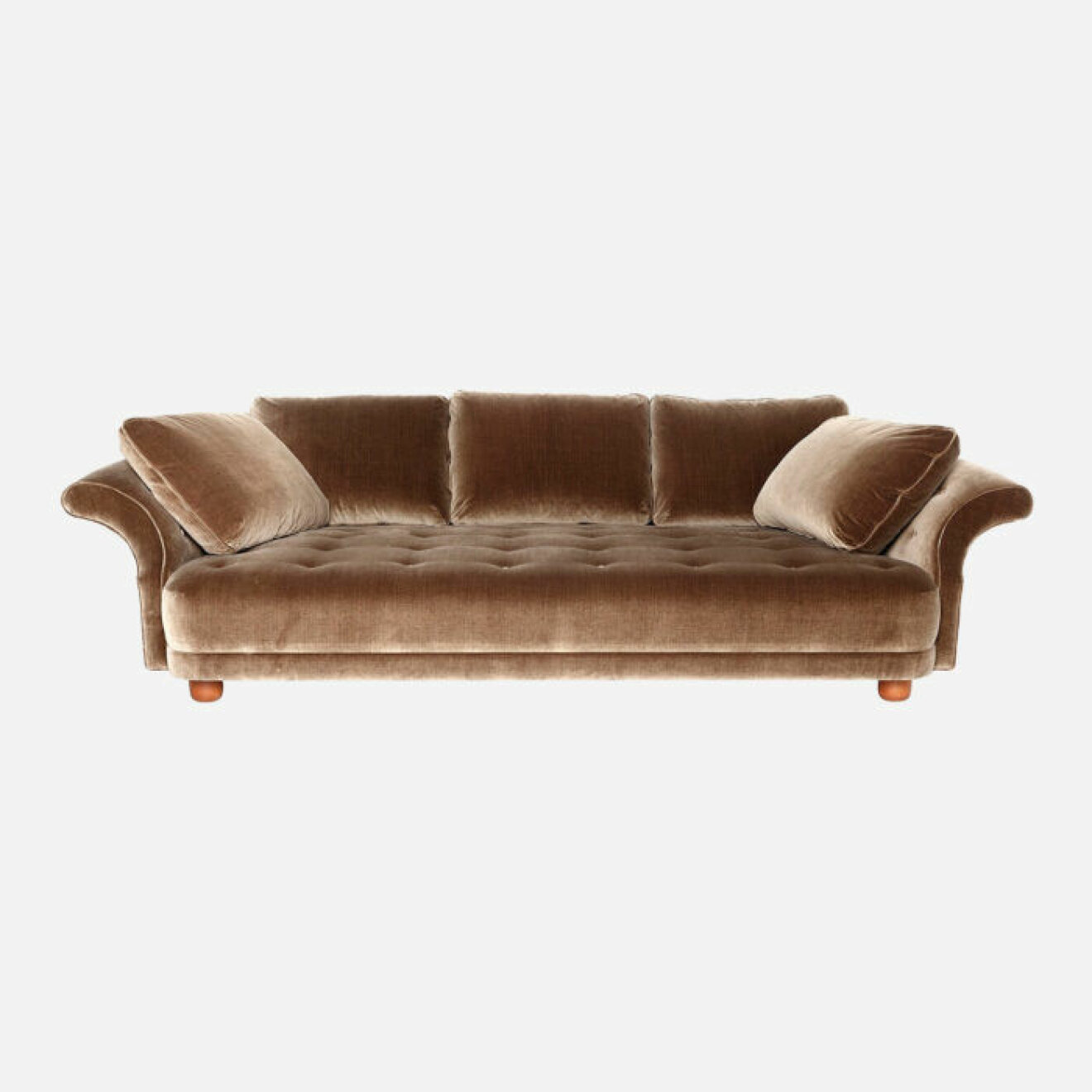 Chokladbrun soffa från Svenskt Tenn
