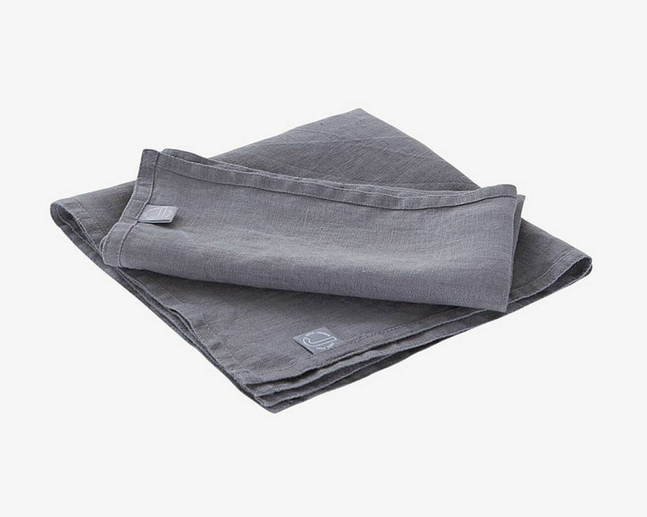 grå servetter i linne från jotex