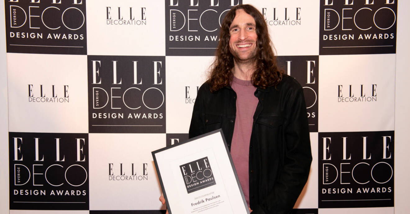 ELLE Deco Design Awards 2020: Fredrik Paulsen vann Årets inspiratör