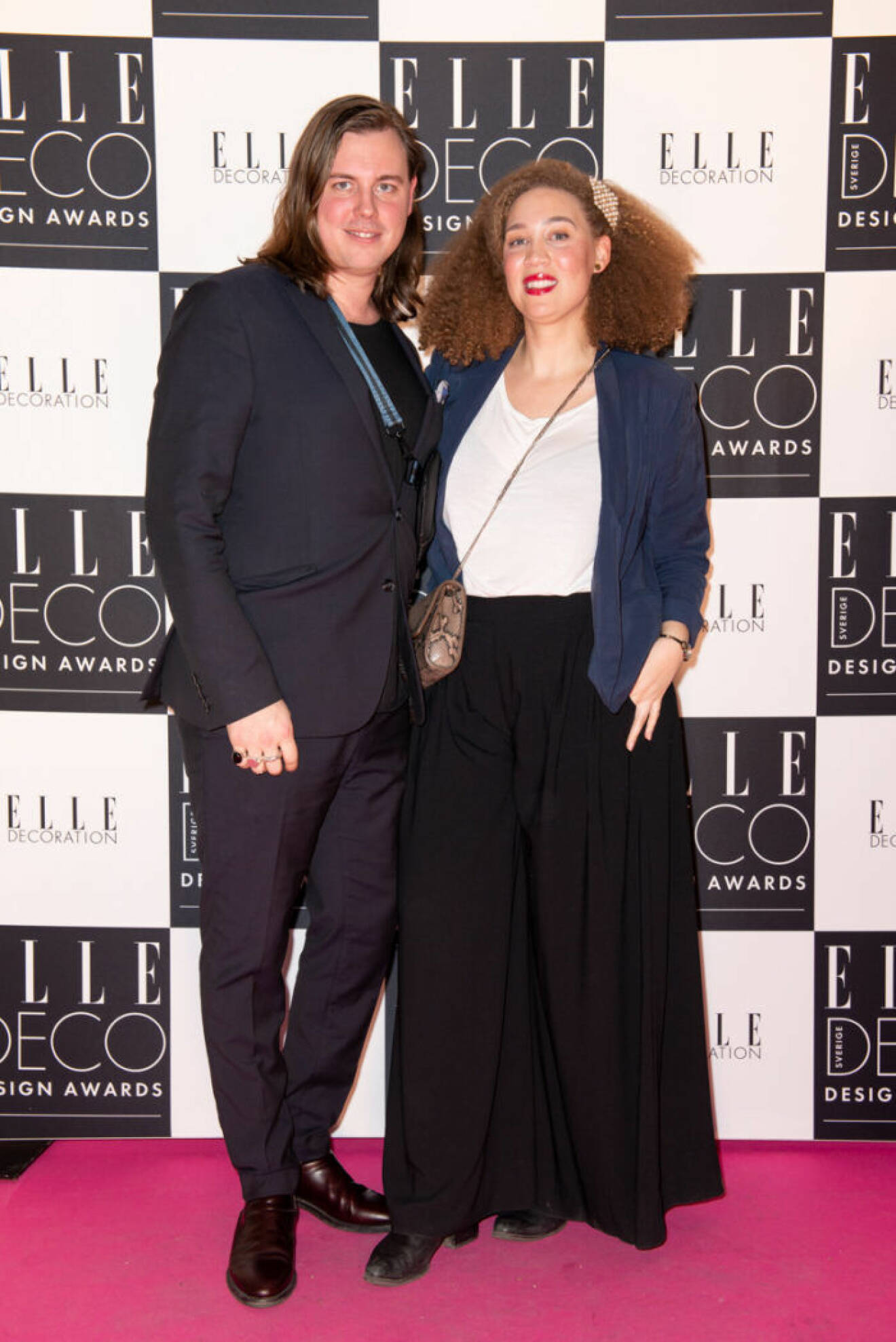 Viktor Armansson och Sanna Westin på ELLE Deco Design Awards 2020
