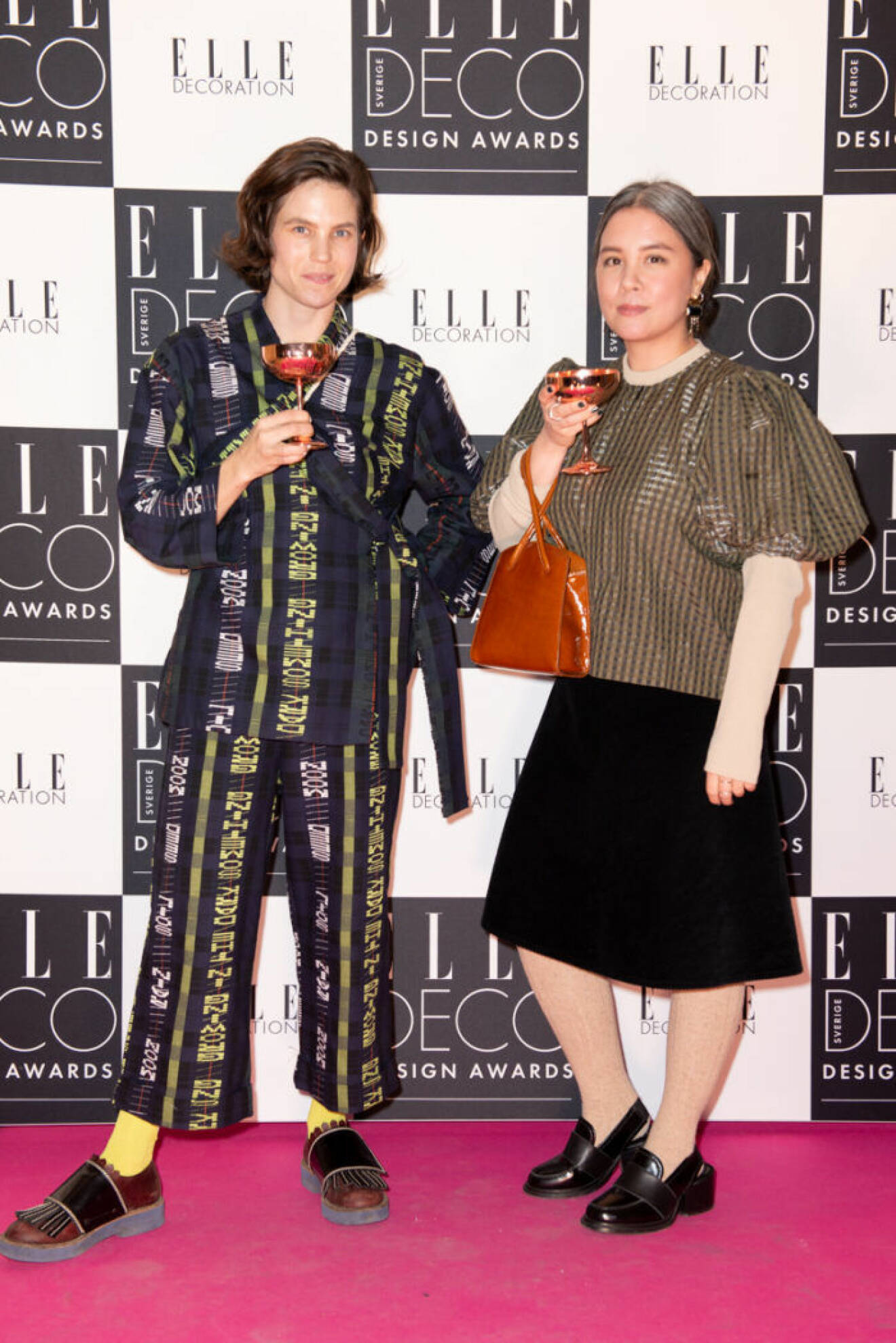 Siri Carlén och Evelina Kroon på ELLE Deco Design Awards 2020