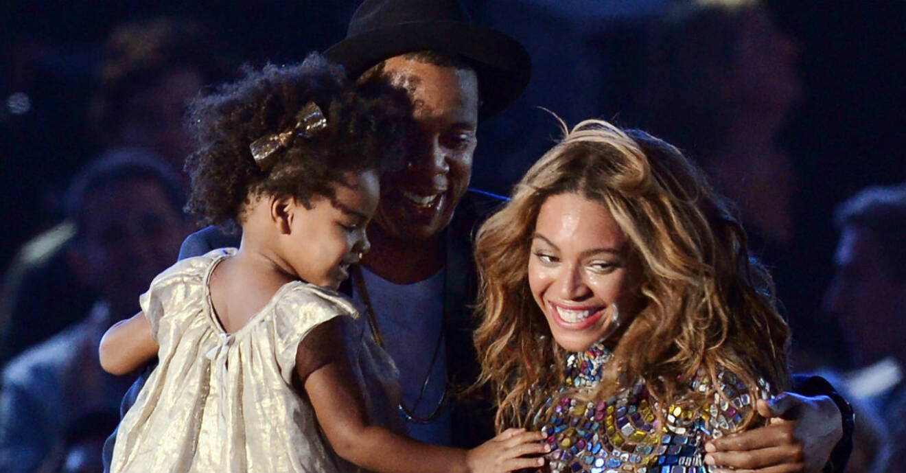 Beyoncé med dottern Blue Ivy.