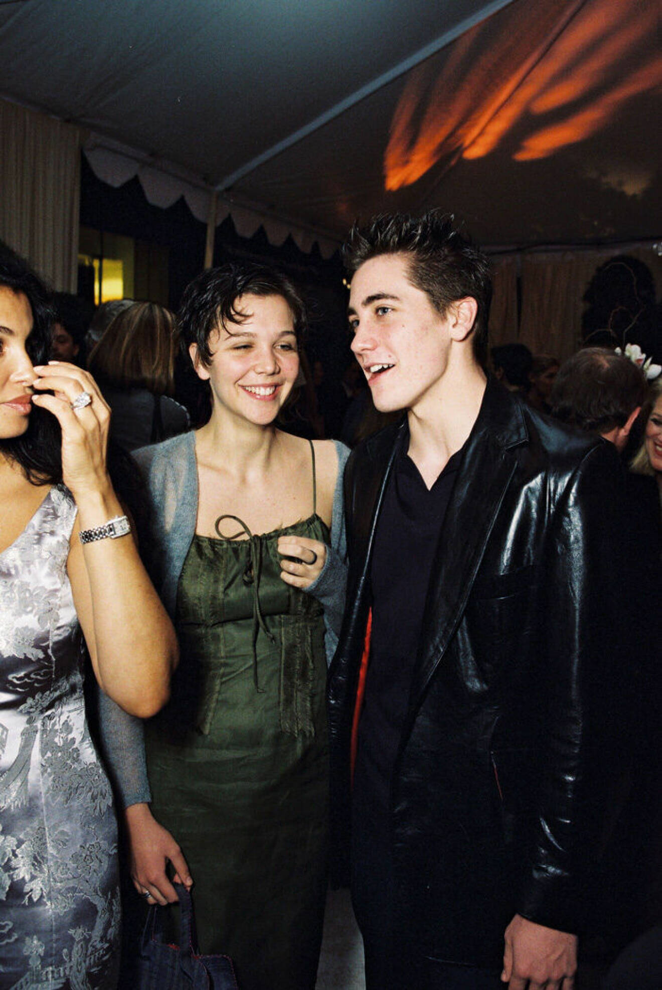 En bild på Maggie och Jake Gyllenhaal, 1999.