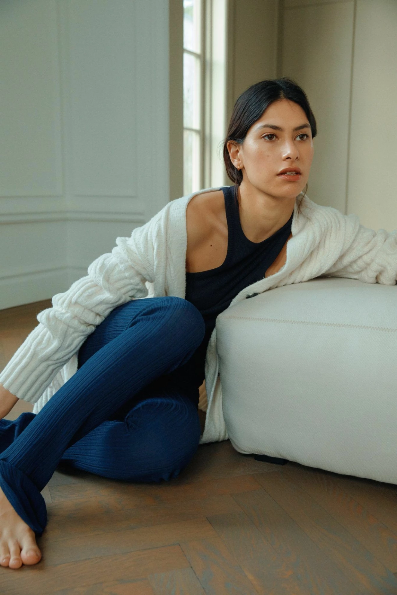 Vit cardigan från By Malene Birger