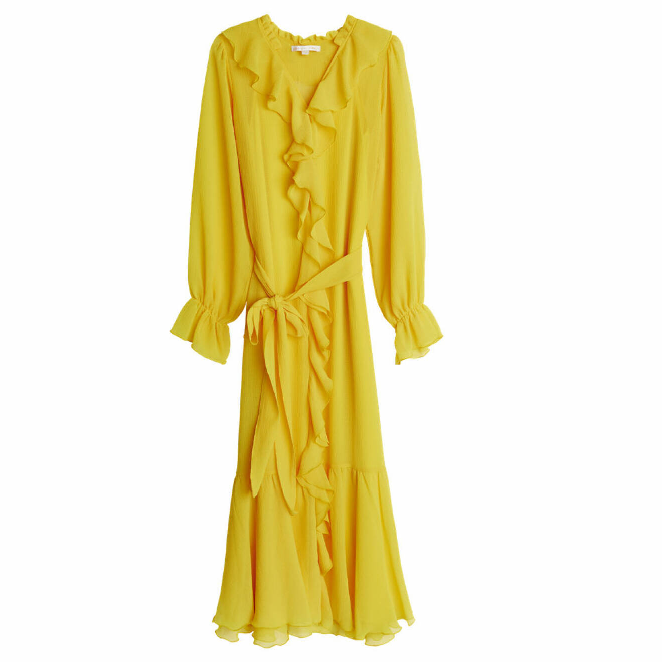 gul klänning från gina tricot maja