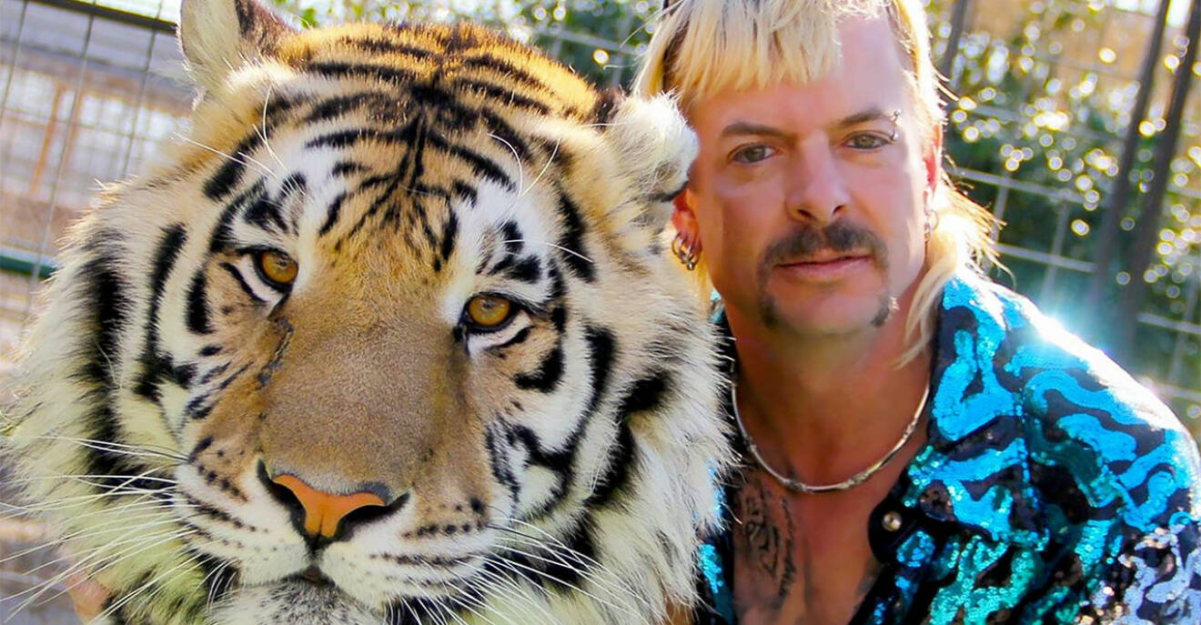 Joe Exotic med en tiger