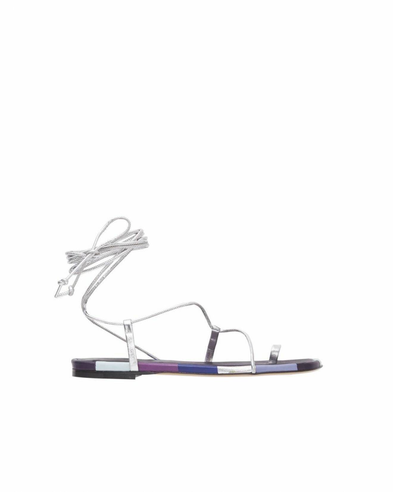 lila sandaler från Isabel Marant.