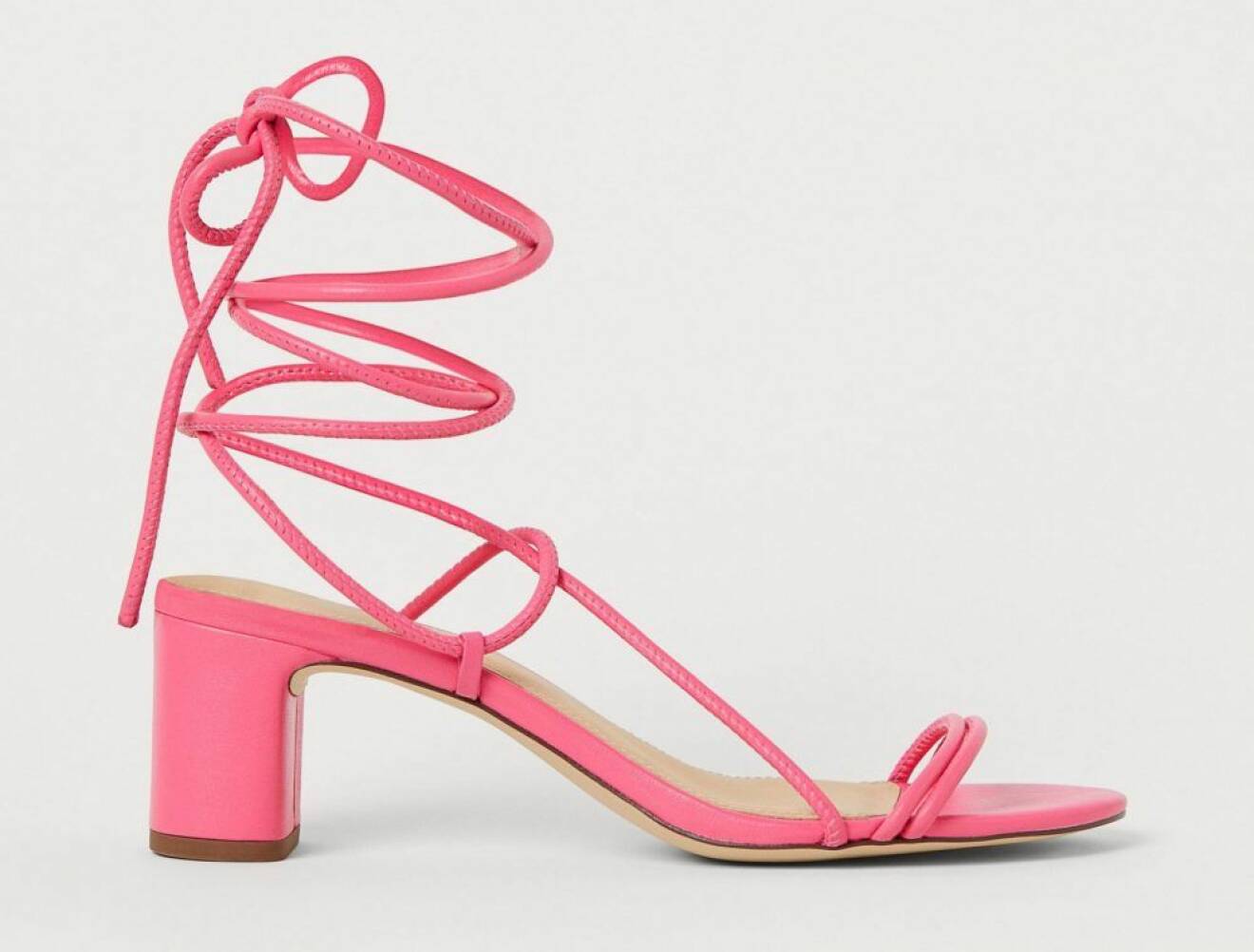 rosa sandaletter från hm