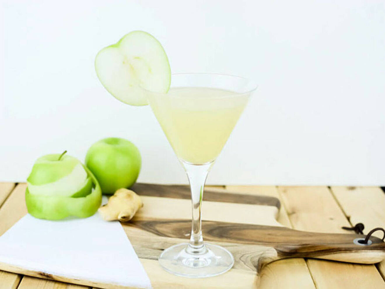 Recept på apple ginger martini