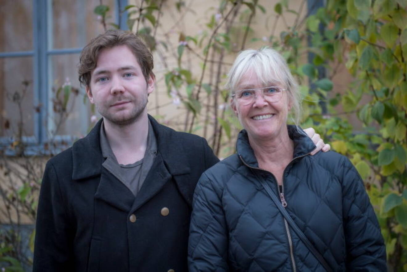Ewa-Marie Rundqvist med son.