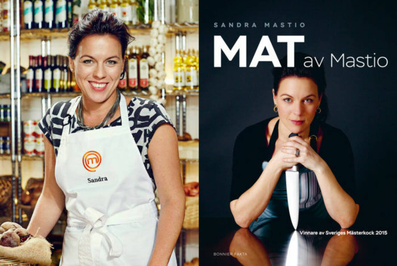 Sandra Mastio har gett ut kokboken "Mat av Mastio".