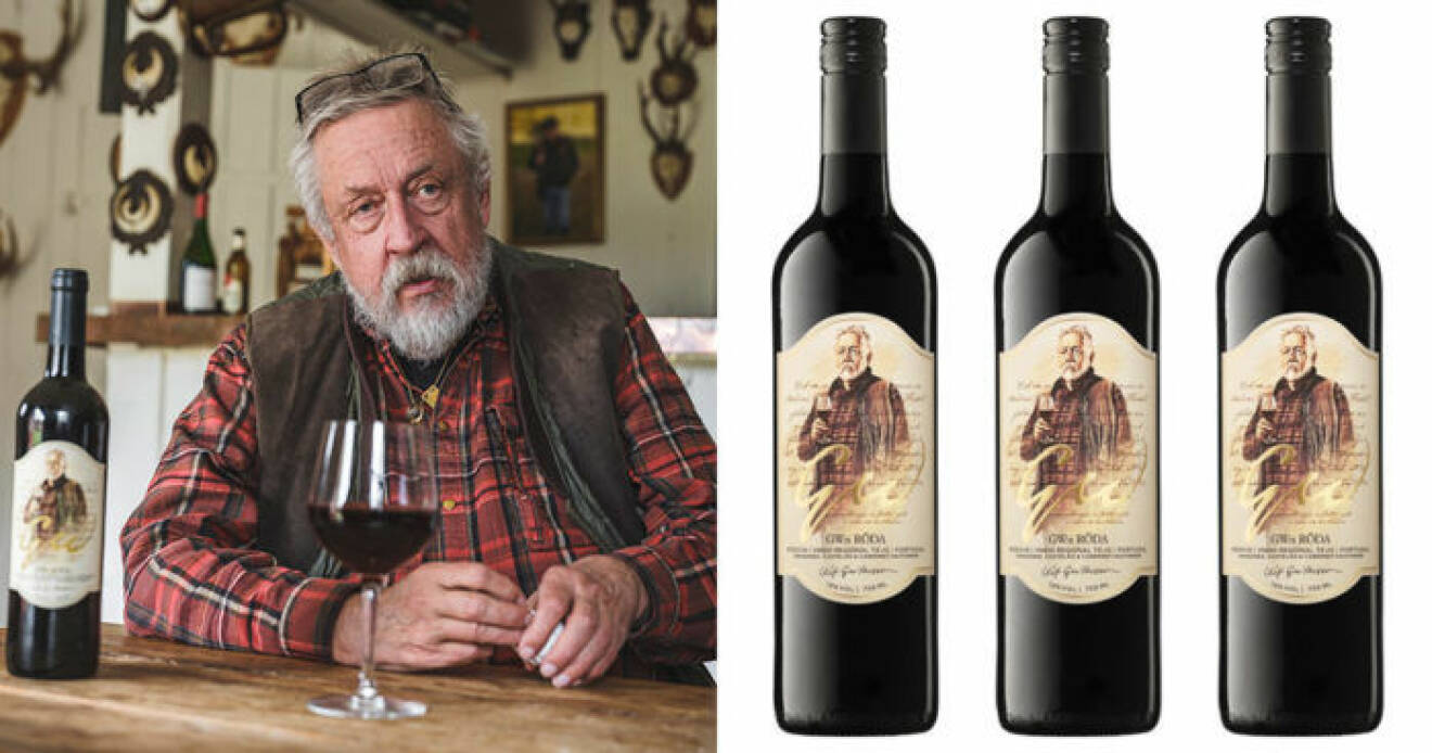 Leif GW Persson har lanserat ett eget rödvin.