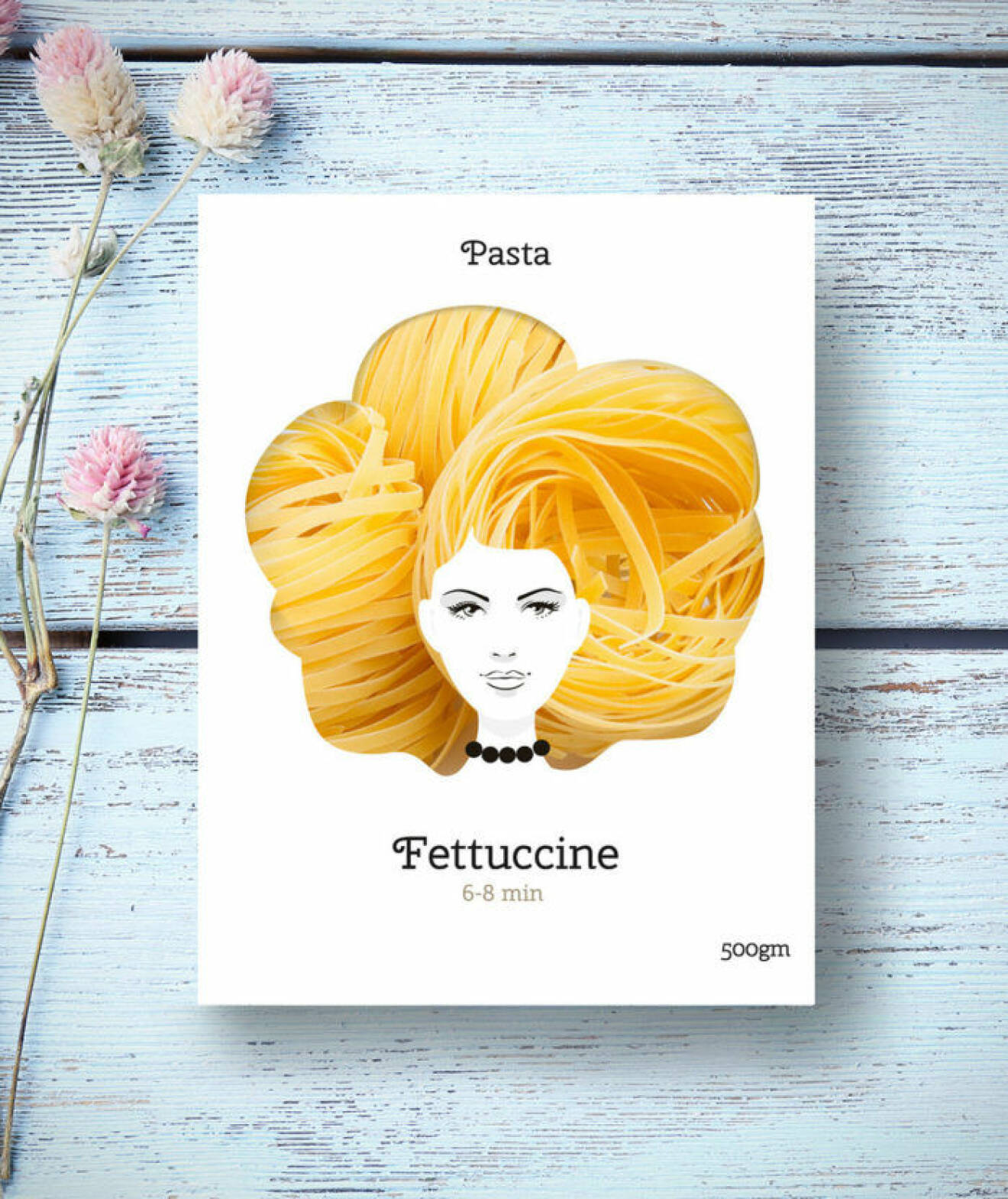 Good hair day pasta – fettuccine.