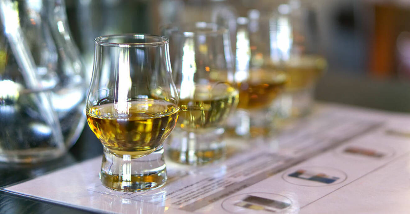 Testa och jämför olika sorters whisky!