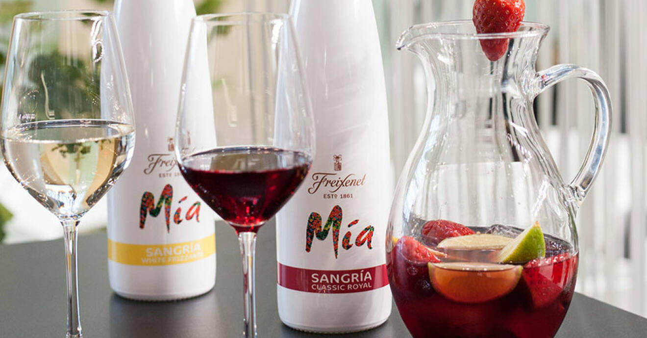Mia Sangria lanserar vit och röd sangria.