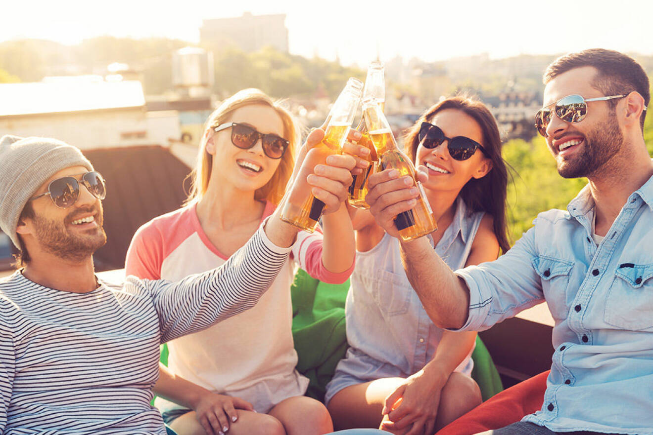 Det finns flera hälsofördelar med att dricka öl. Foto: Shutterstock
