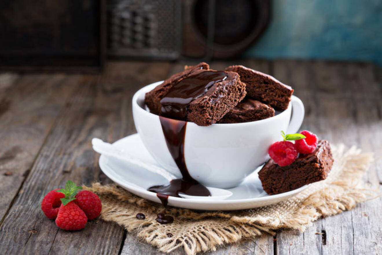 Starta dagen med en chokladbrownie - eller två! Foto: Shutterstock