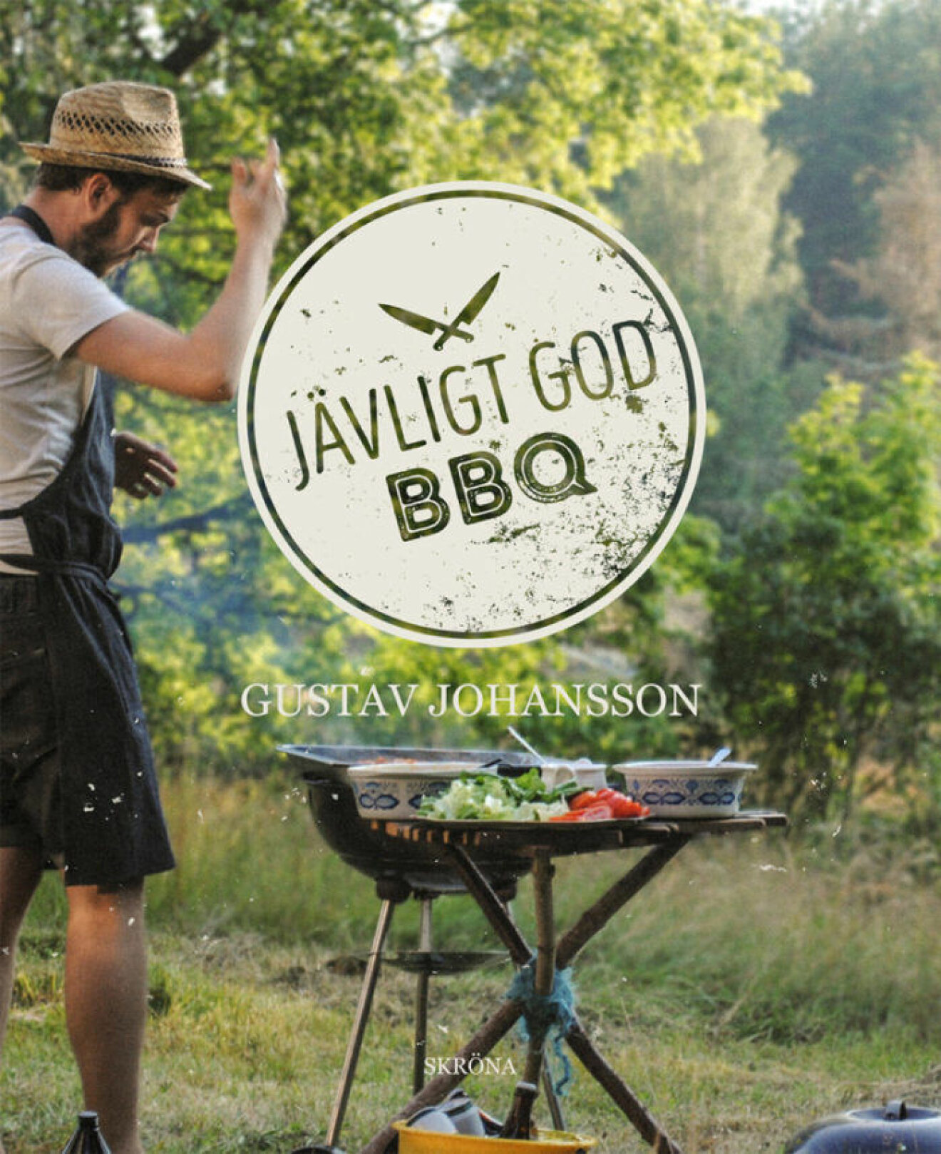 Kokboken "Jävligt god BBQ" är framtaget tillsammans med indieförlaget Skröna.
