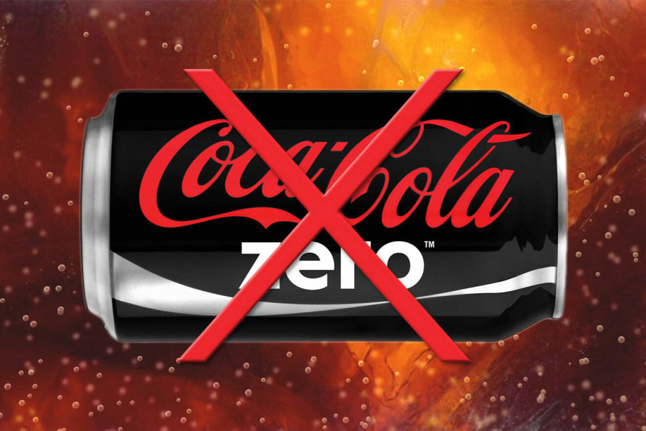 Så här såg Coca-Cola Zero ut förut.