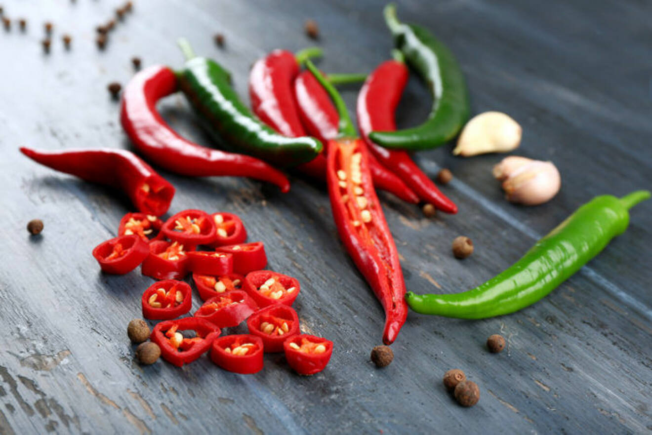 Ät chili och lev längre! Foto: Shutterstock