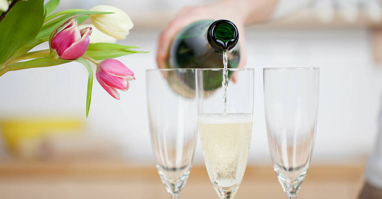 Fira in våren med ett glas champagne!