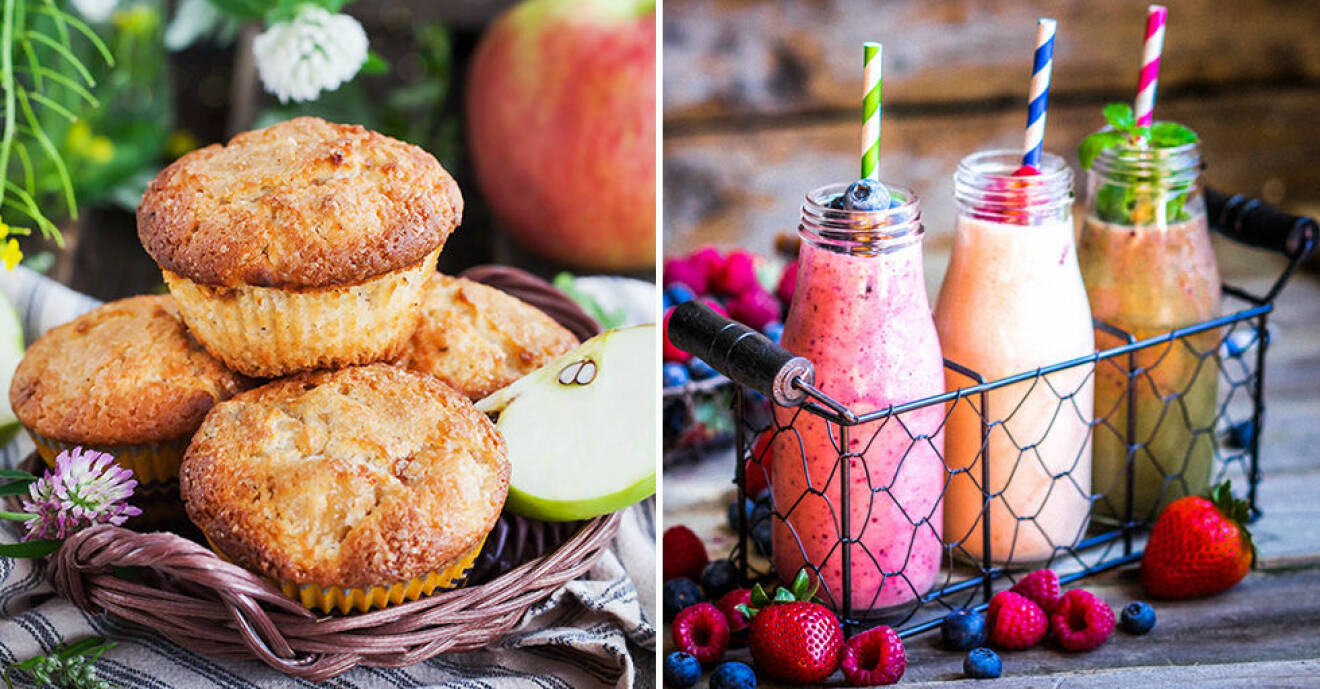 Blanda övermogen frukt i muffins eller smoothies!
